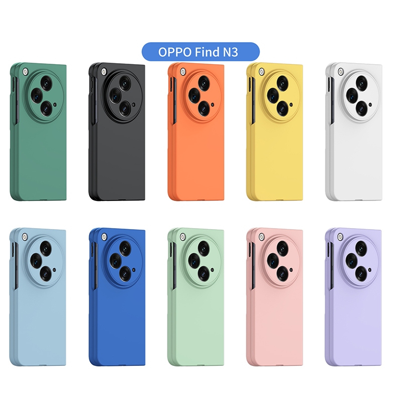 ค้นหา N6 เคสสําหรับ OPPO Find N6 ค้นหา N5 ค้นหา N3/N2 Flip Macaron Candy Skin Hard โทรศัพท์มือถือกรณีฝาครอบ FindN6