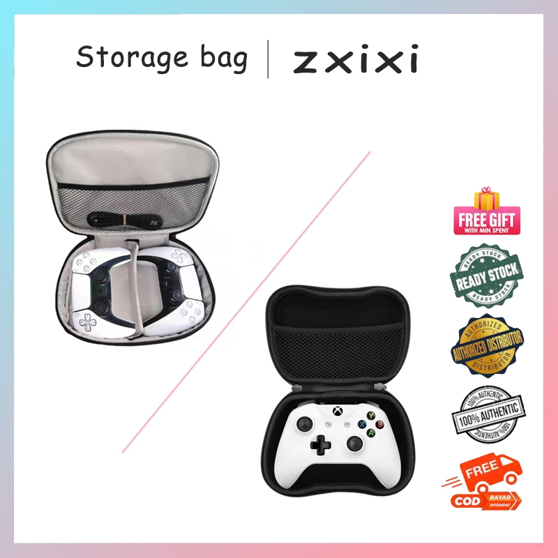 Switch Pro/PS5/Xbox/Pro เกมคอนโซลเดี่ยว/สองถุงเก็บมือ EVA กันน้ําและทนต่อแรงกดกระเป๋าเก็บของแบบพกพา