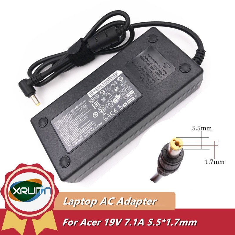 19V 7.1A 5.5*1.7 มม.ADP-135KB T 135W แล็ปท็อปชาร์จอะแดปเตอร์ AC สําหรับ Acer Nitro 5 AN515-44-R5FT A