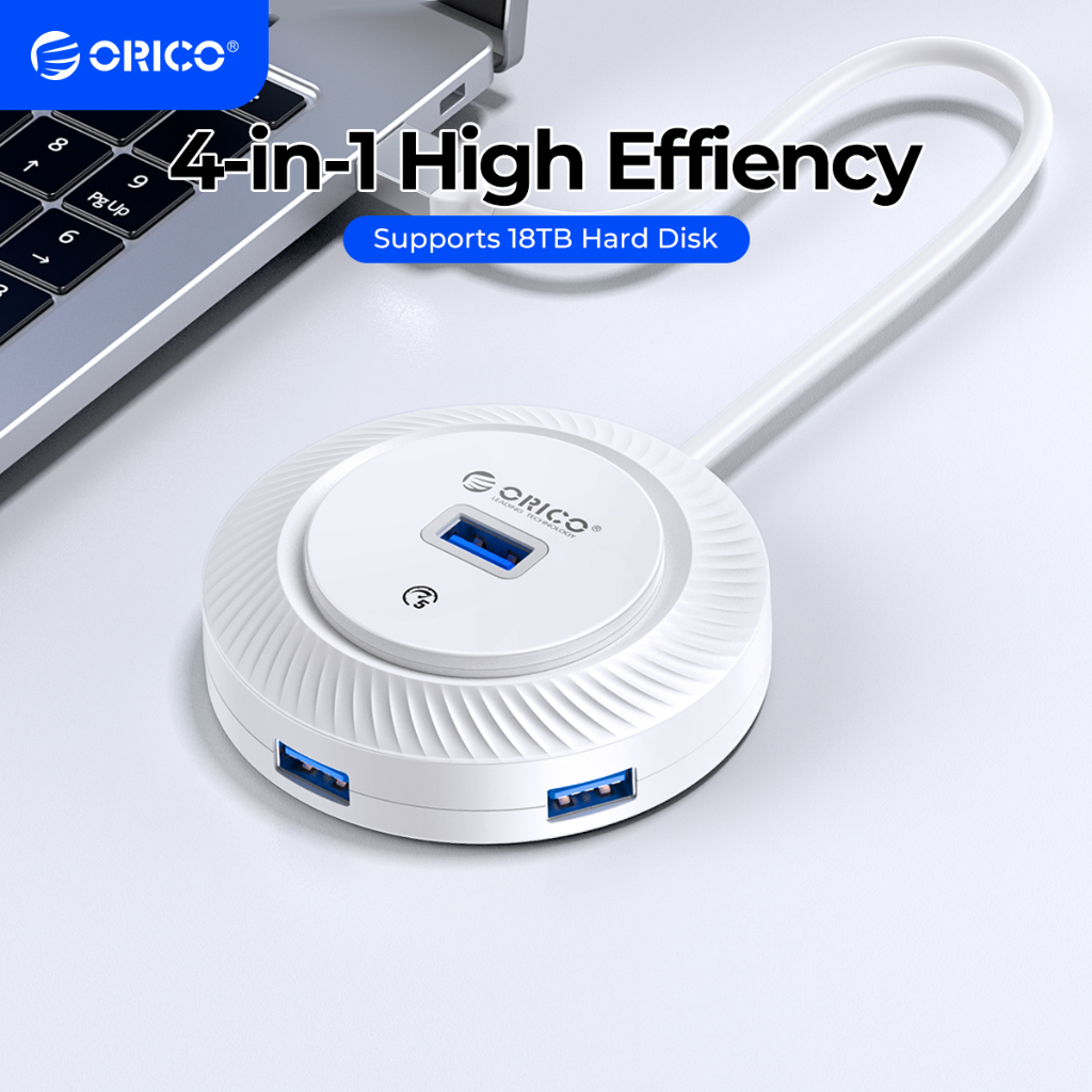 Orico USB 3.0 HUB ประเภท C พอร์ต Multi Splitter OTG อะแดปเตอร์สําหรับ PC คอมพิวเตอร์แล็ปท็อป Mac Pro (YK3)