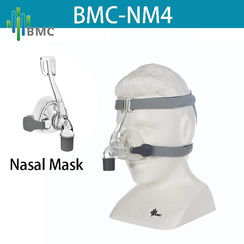 Bmc NM4 CPAP Chloroform หน้ากากปิดจมูก พร้อมอุปกรณ์ สําหรับการนอนหลับ และเครื่องระบายอากาศ CPAP