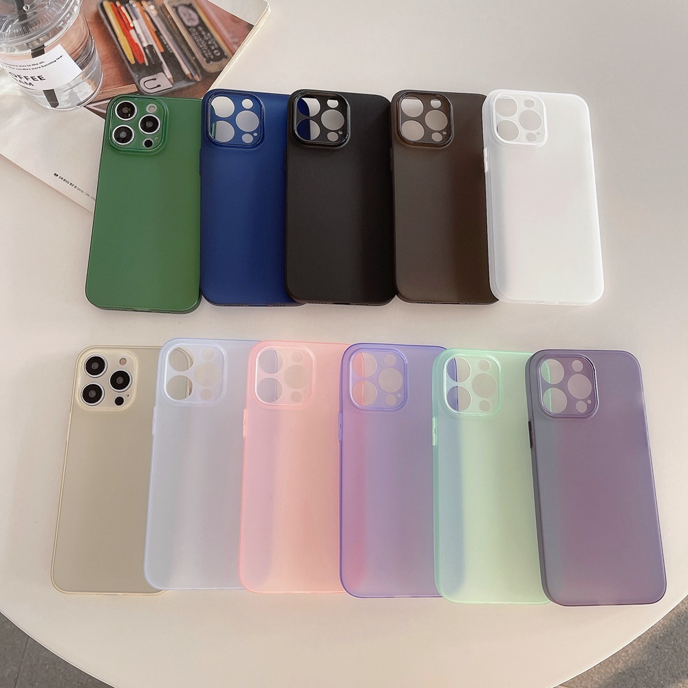 0.3 มม.เคสโทรศัพท์ TPU แบบนุ่มบางเฉียบสําหรับ iPhone 16 Pro Max 16 Plus 16e 17e ฝาครอบหลายสี
