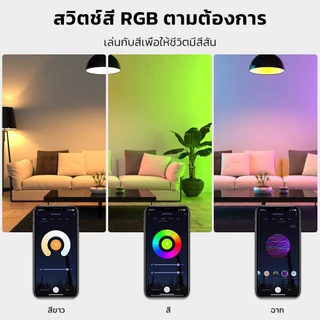 Smatrul Tuya หลอดไฟอัจฉริยะ Wifi 24W 13W เปลี่ยนสีได้ หรี่แสงได้ ควบคุมผ่านแอพ สําหรับสั่งการด้วยเสียง บ้าน