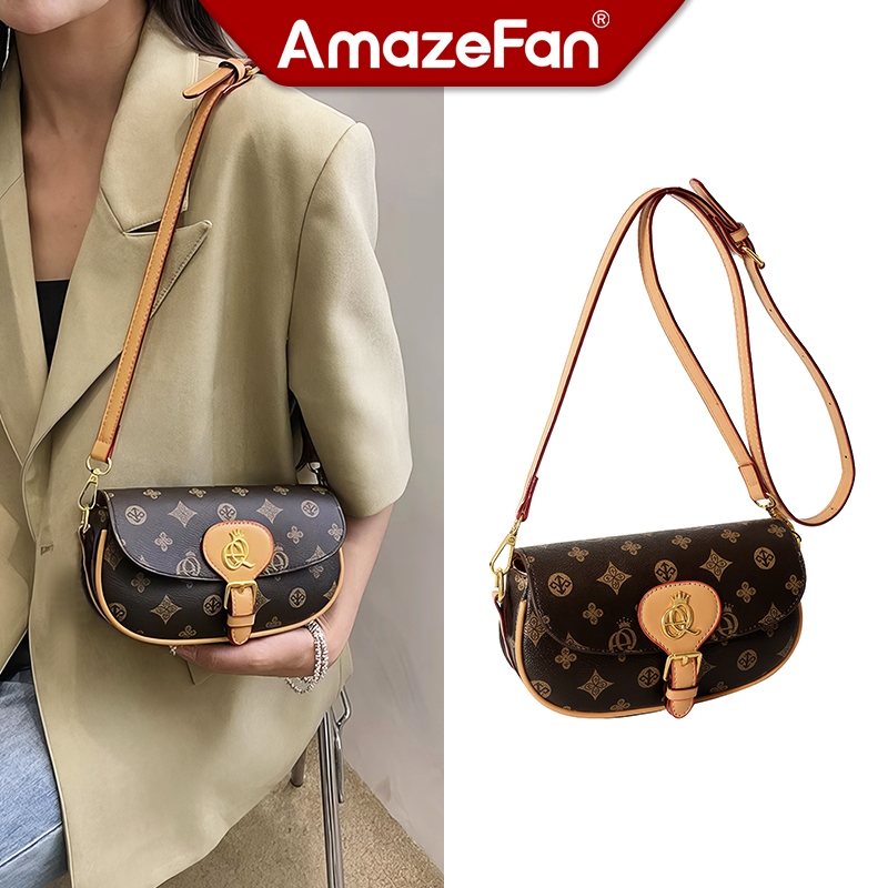 AmazeFan กระเป๋าสะพายไหล่ ขนาดเล็ก พิมพ์ลาย แฟชั่นทันสมัย สําหรับสตรี เข้ากับทุกการแต่งกาย