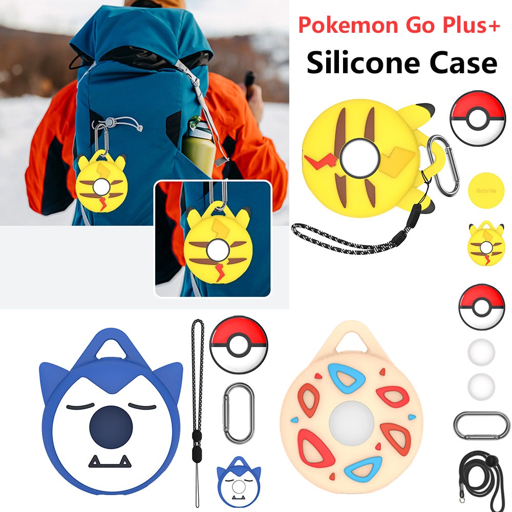 เคสซิลิโคน ลายโปเกม่อน สําหรับ Pokemon GO Plus + Poke Ball