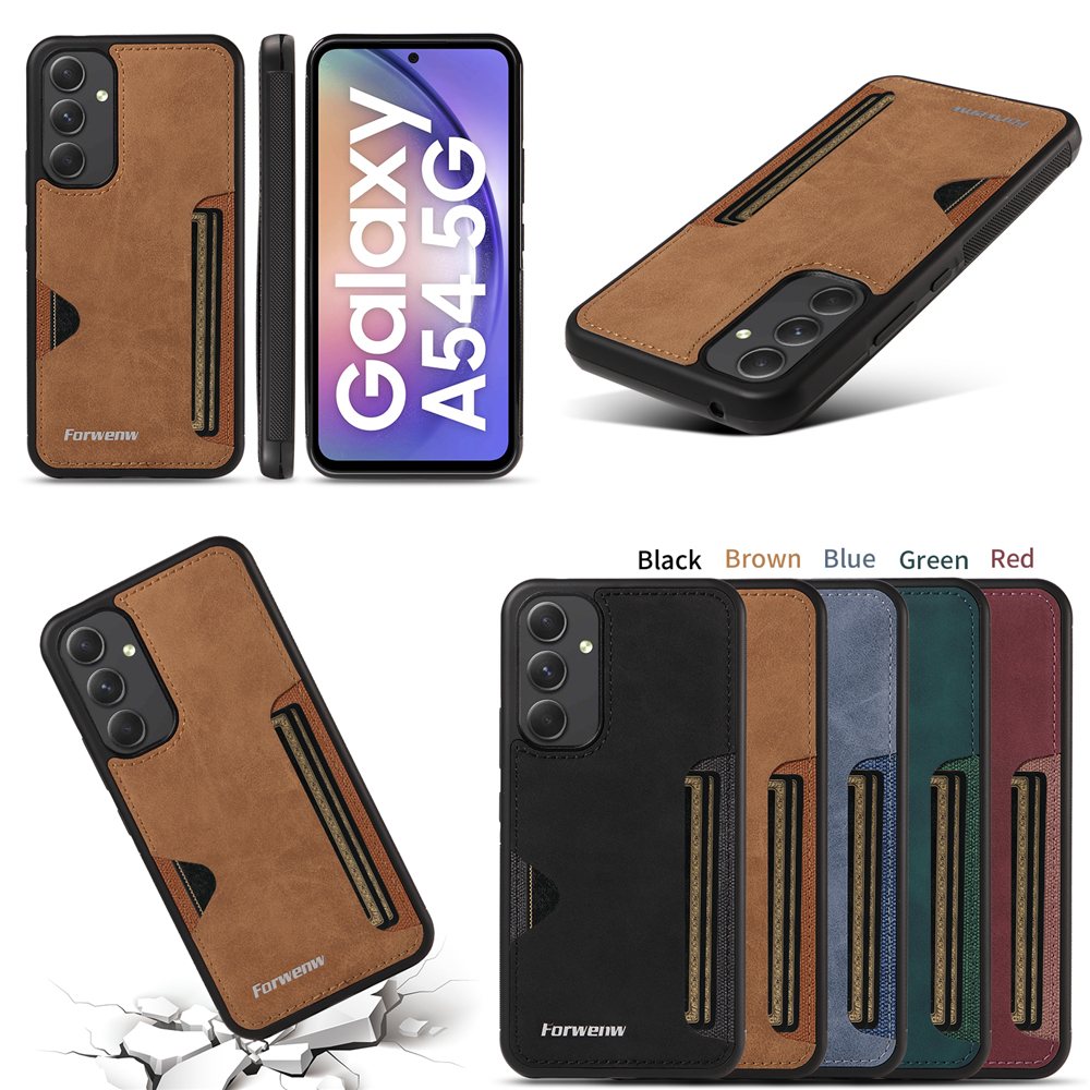 เคส สําหรับ Galaxy A55 A35 A25 A15 เคสหนัง สําหรับใส่โทรศัพท์ กระเป๋าสตางค์ เคสกันกระแทก พร้อมช่องใส่บัตร สําหรับ Samsung