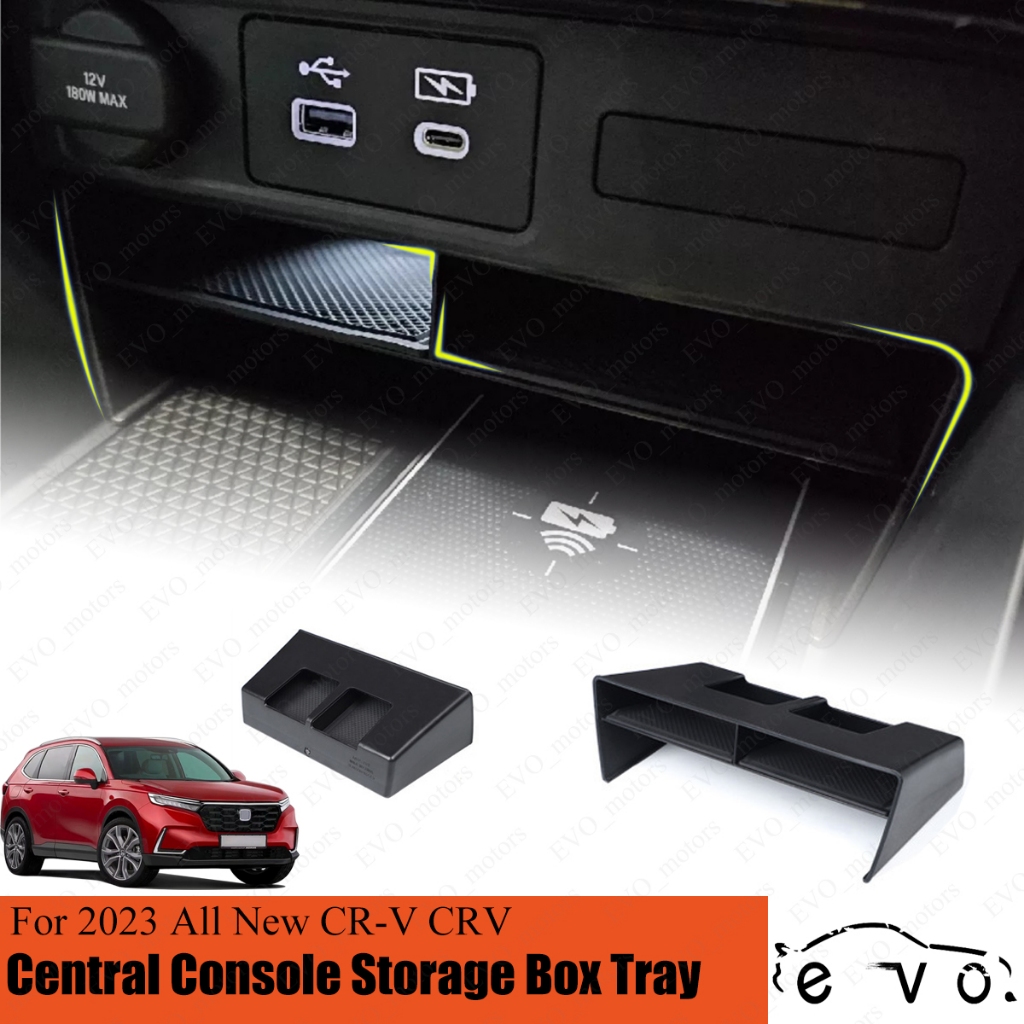 กล่องเก็บคอนโซลกลาง แบบสองชั้น สําหรับ Honda CR-V CRV 6th CRV 2023