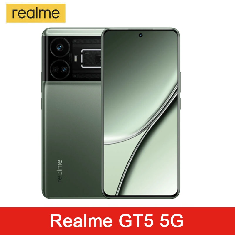 Global ROM New Realme GT5 ( Support Thai &amp; Google Play )5G Smartphone Snapdragon 8 Gen 2