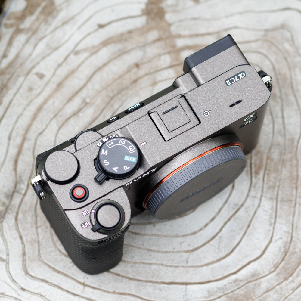 JJC SS-A7CII สติกเกอร์ป้องกันกล้องสำหรับ Sony a7C II a7CII A7CM2 ฟิล์มผิวตกแต่งป้องกันรอยขีดข่วน 3M ปราศจากสารตกค้าง