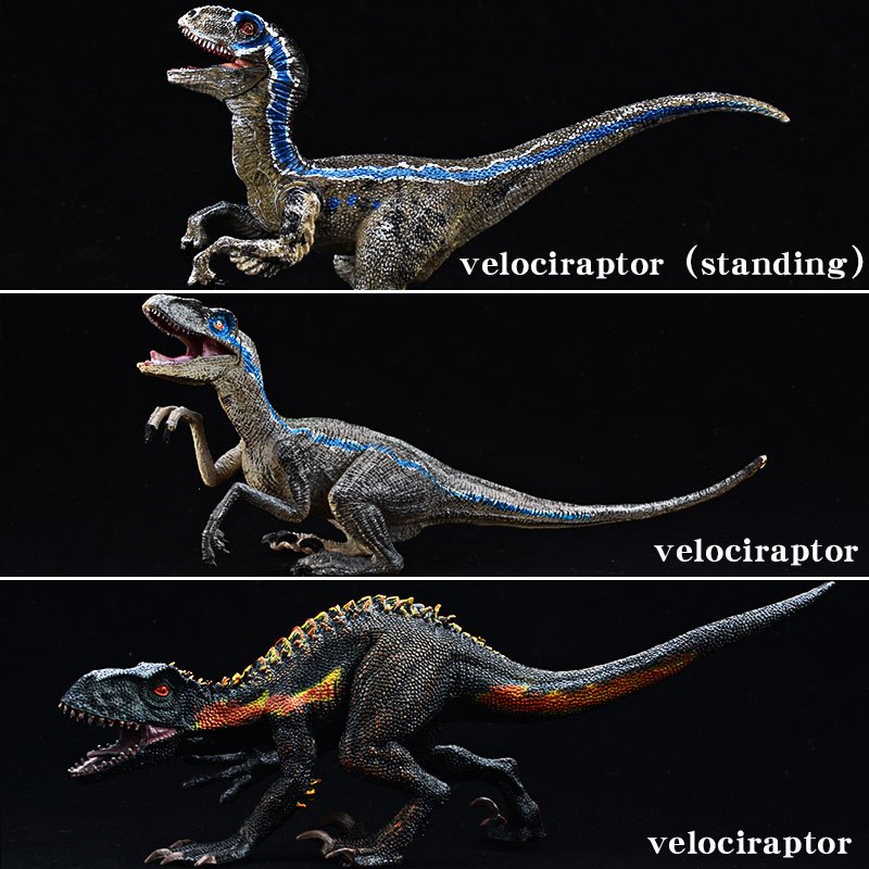 โมเดลฟิกเกอร์ รูปไดโนเสาร์ Jurassic Tyrannosaurus Raptor Velociraptor เหมาะกับของขวัญฮาโลวีน ของเล่นสําหรับเด็ก