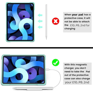 Jamjake ปากกาสไตลัส Magnetic charger ใช้ได้กับ E10 P8 และ Pencil2 เครื่องชาร์จไร้สายแม่เหล็ก