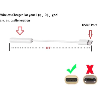 Jamjake ปากกาสไตลัส Magnetic charger ใช้ได้กับ E10 P8 และ Pencil2 เครื่องชาร์จไร้สายแม่เหล็ก