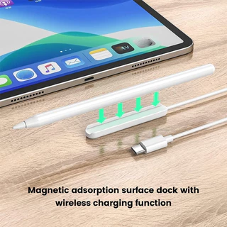 Jamjake ปากกาสไตลัส Magnetic charger ใช้ได้กับ E10 P8 และ Pencil2 เครื่องชาร์จไร้สายแม่เหล็ก
