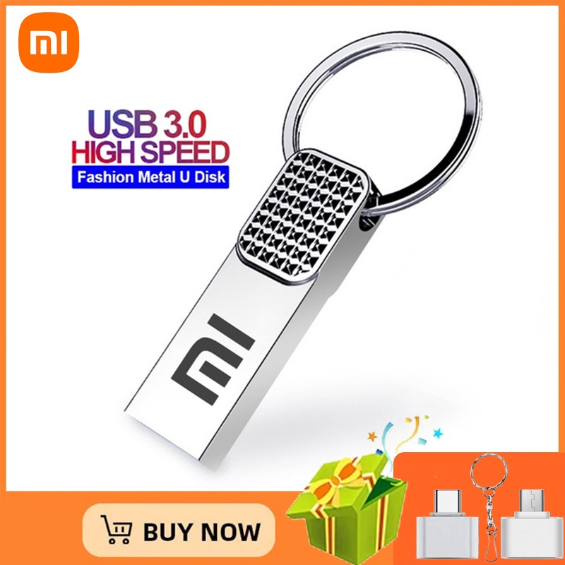 Xiaomi ความเร็วสูง USB Flash Driver 1TB, 2TB, 512GB, 256GB, 128GB, 64GB, 32GB, 16GB, 8GB, USB3.0 Memory Stick พร้อมอะแดปเตอร์ TYPE-C, เหมาะสําหรับโทรศัพท์มือถือ, ลําโพงคอมพิวเตอร์, ลําโพง