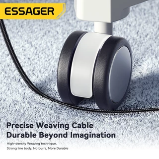 Essager H 240W 5A Type C To Type C สายเคเบิ้ลข้อมูล หน้าจอดิจิทัล PD3.1