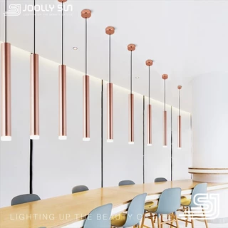โคมไฟห้อย LED โคมไฟระย้า สไตล์โมเดิร์นมินิมอล สําหรับตกแต่งร้านอาหาร ห้องนั่งเล่น