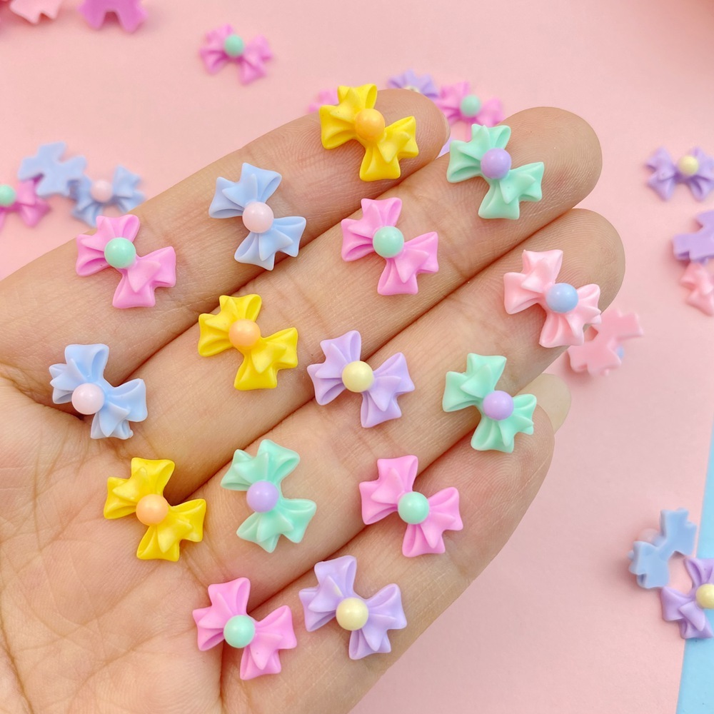 โบว์เซเลอร์มูนน่ารัก หลากสี สําหรับตกแต่งเล็บ DIY 30 ชิ้น