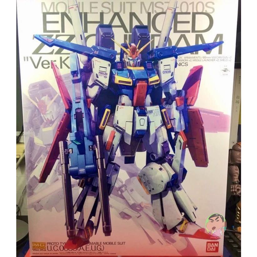 Bandai MG 1/100 ENHANCEND ZZ GUNDAM Ver.ka Model Kit
