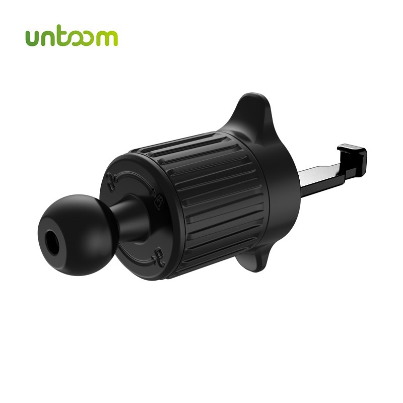 17 มม.ฐานหัวบอลสําหรับรถยนต ์ Air Vent คลิปรถวงเล ็ บโทรศัพท ์ มือถือ 360 องศาหมุนโทรศัพท ์ GPS Mount รถ Air Outlet Hook