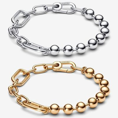 [ผลิตภัณฑ์ใหม่] Me Metal Bead Circle Chain Story Chain Bracelet อเนกประสงค์ของผู้หญิง 562793ซี00