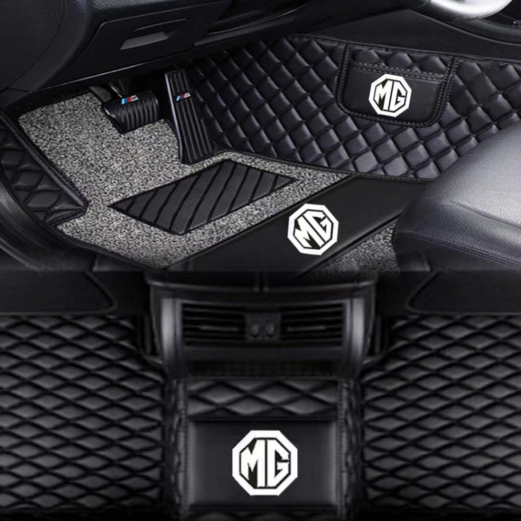 พรมรถยนต์ 6D leather car MG mat ZS HS GT RX5 MG3 MG5 MG6 Foot mat พรมรถยนต์