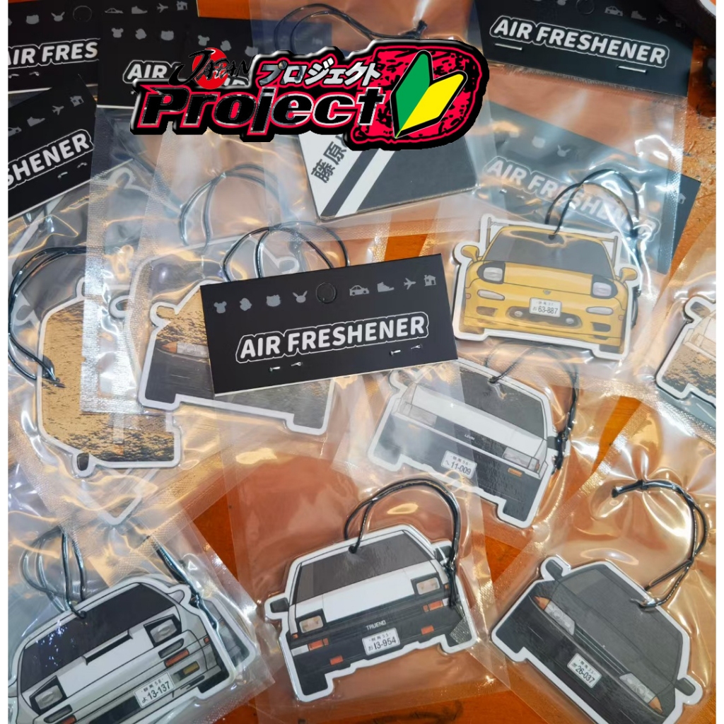 Redsuns น้ําหอมปรับอากาศรถยนต์ JDM กระดาษแข็ง อุปกรณ์เสริม สําหรับร้านเต้าหู้ Initial D Fujiwara