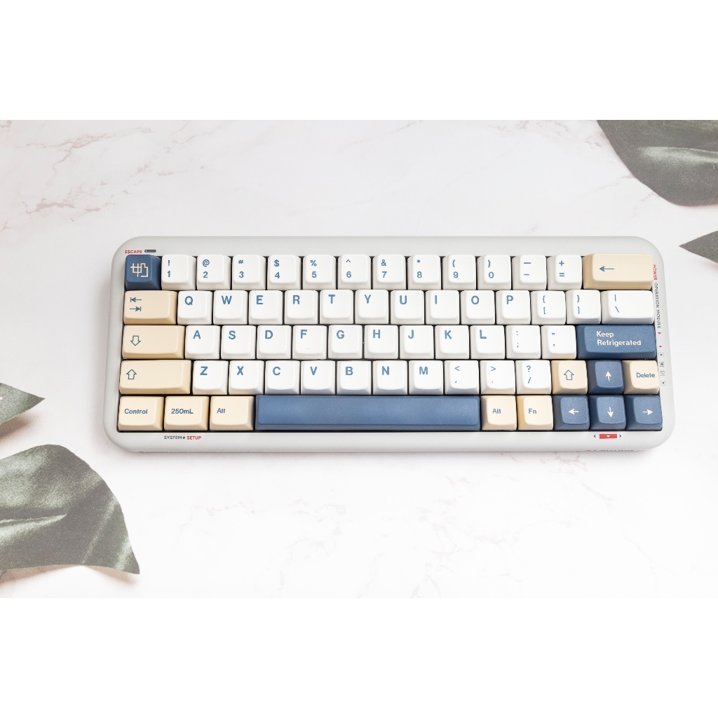 GMK Soyamilk keycaps MDA profile Dye-Sublimation PBT keycap 141keys