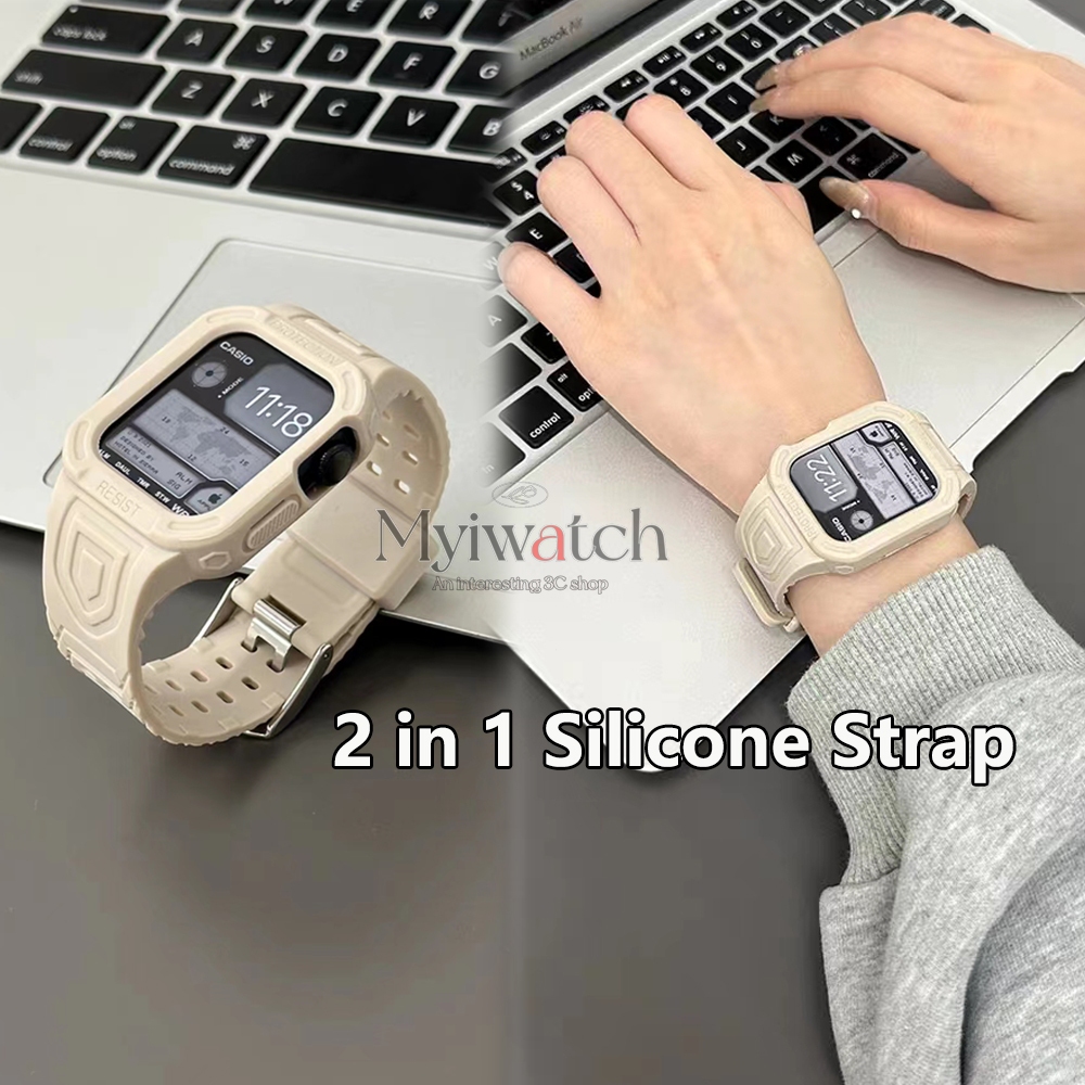 สายนาฬิกาข้อมือ tpu สําหรับ iwatch series 9 8 7 6 5 4 SE 3 2 1 ขนาด 49/45/44/41/40/42/38 มม.