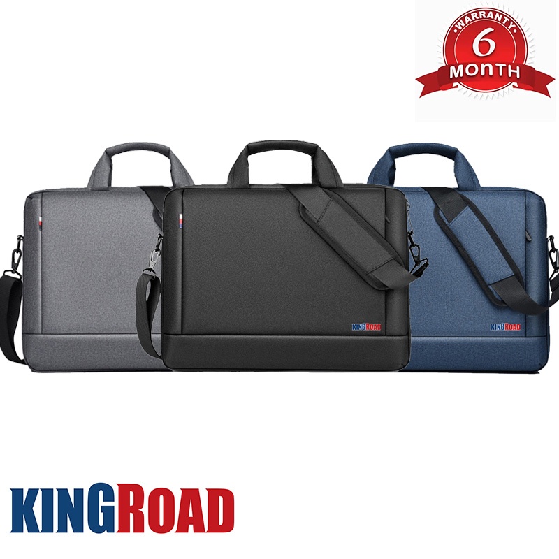 KingRoad เคสโน๊ตบุ๊ค กระเป๋าโน๊ตบุ๊ค ซองผ้าใส่แท็บเล็ต สีเทา 13-15 INCH Soft Case Notebook bag เคสแมค ซองใส่โน๊ตบุ๊ค ซองแล็ปท็อป