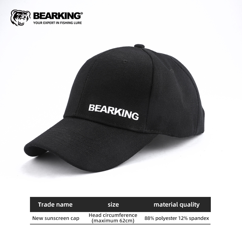 BEARKING หมวกตกปลา ป้องกันแสงแดด ระบายอากาศดี ป้องกัน UV น้ำหนักเบา ทนทาน