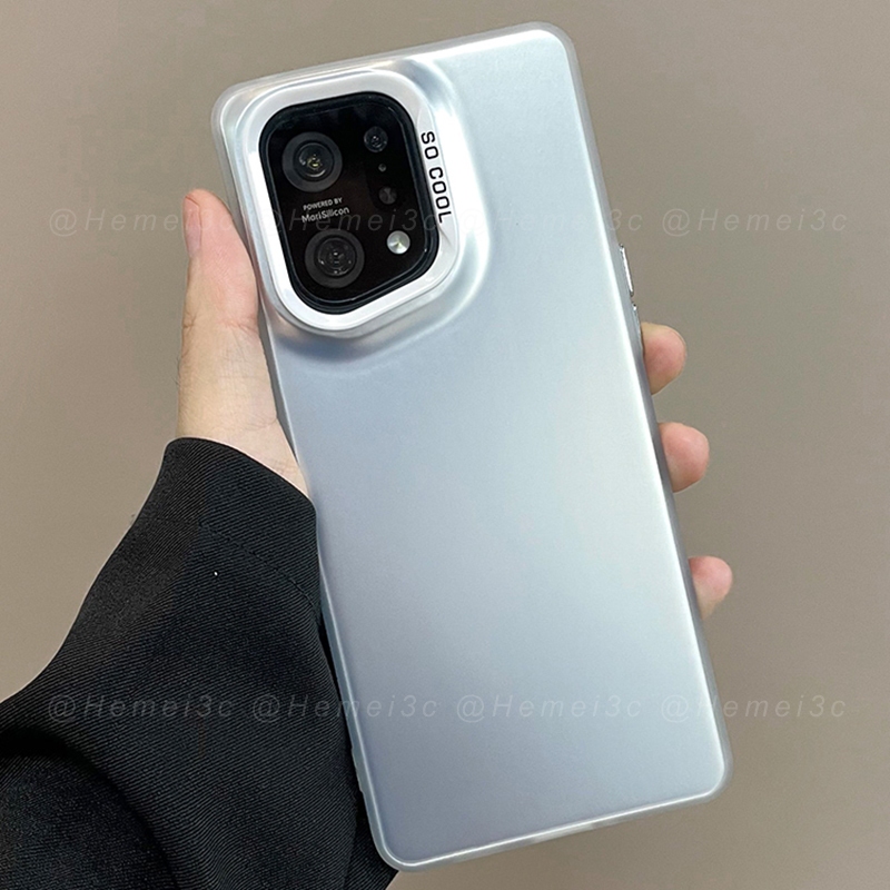สําหรับ OPPO Find X5 Pro เคสโทรศัพท์ แบบแข็ง โปร่งแสง เคลือบด้าน