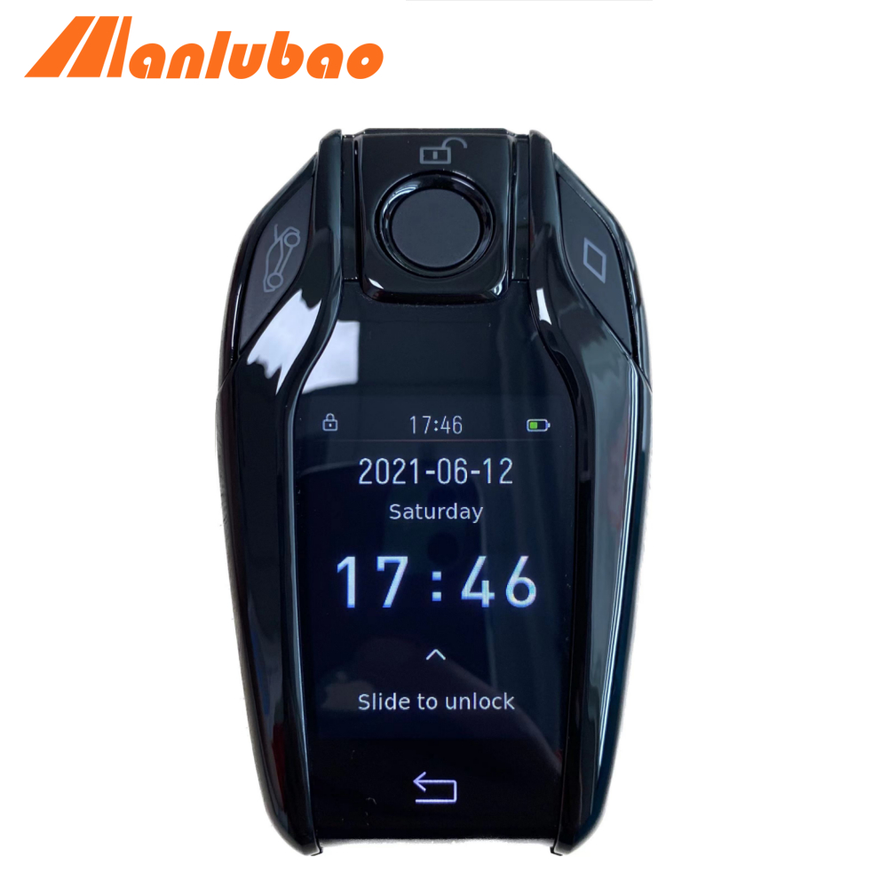 Manlubao 618 รีโมทกุญแจรถยนต์ หน้าจอ LCD ป้องกันแสงสะท้อน ใช้งานได้นาน สําหรับรถยนต์ทุกรุ่น