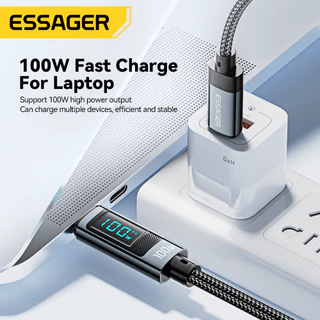 Essager Hao 100W /30W สายชาร์จ 3 อินเตอร์เฟส 100W C-C 100W A-C 29W C-L