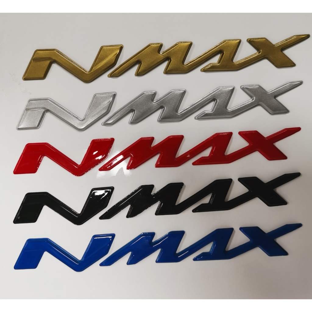 สติกเกอร์ ลายตราสัญลักษณ์ 3D คุณภาพสูง สําหรับตกแต่งรถจักรยานยนต์ YAMAHA NMAX 125 155 1 คู่