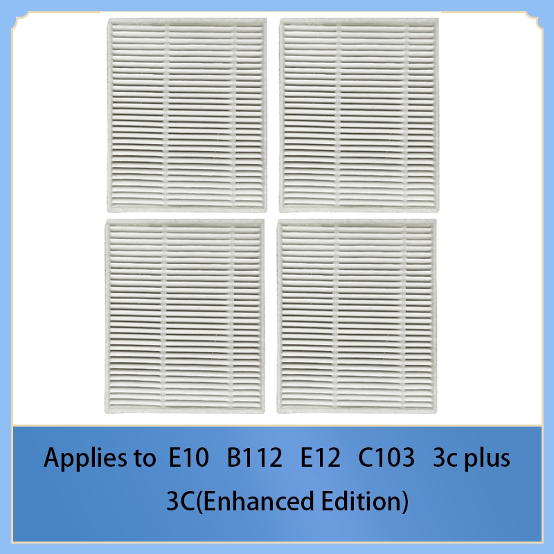 ตัวกรอง HEPA สําหรับ Xiaomi E10 B112 E12 C103 E10C 3c (Enhanced Edition) 3c plus S20 D106 หุ่นยนต์เครื่องดูดฝุ่นเปลี่ยนอะไหล่