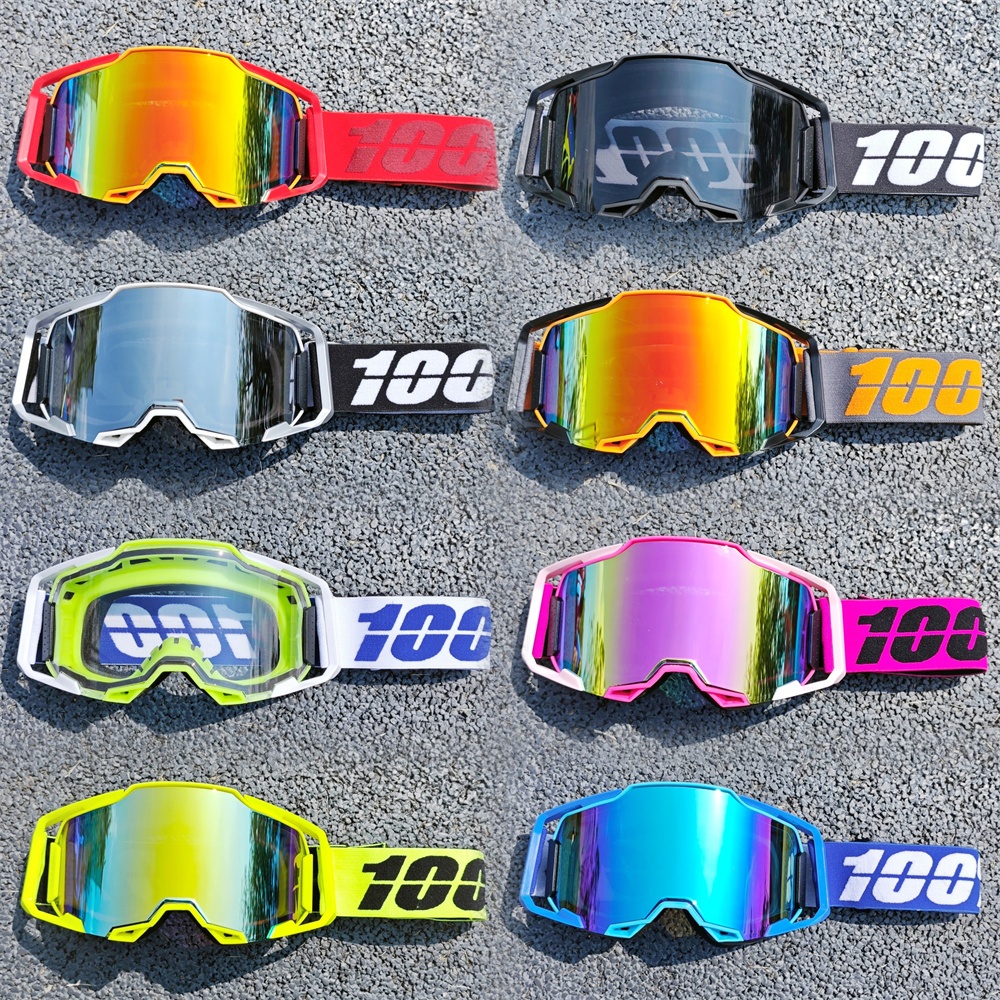 ใหม่ 100% ARMEGA แว่นตาหมวกกันน็อควิบาก MX Off Road แว่นตาหมวกกันน็อค รถจักรยานยนต์วิบาก แว่นตา MTB