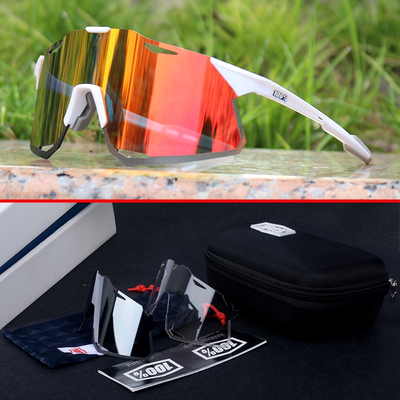 100% S5 ขี่จักรยานแว่นตา UV400 Polarized ผู้ชายผู้หญิงกีฬาแว่นตากันแดด MTB จักรยานแว่นตาวิ่ง Shades สําหรับตกปลาขับรถขี่ Racing