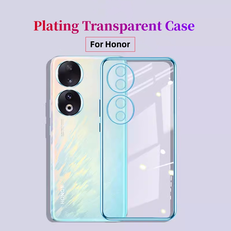 เคสชุบสําหรับ Honor 400 Pro 400 200 Pro 200 Lite 200 สมาร์ท 90 Lite 70 50 Lite