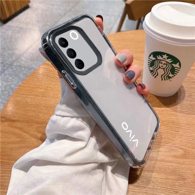 เคสโทรศัพท์มือถือแบบนิ่ม ใส กันกระแทก สําหรับ vivo v27e v27 5G v23 5G v20 pro v25 pro y11 y17 y12i y15 y12 y20i y20 y20s y12s y12a y20s g y76 5G