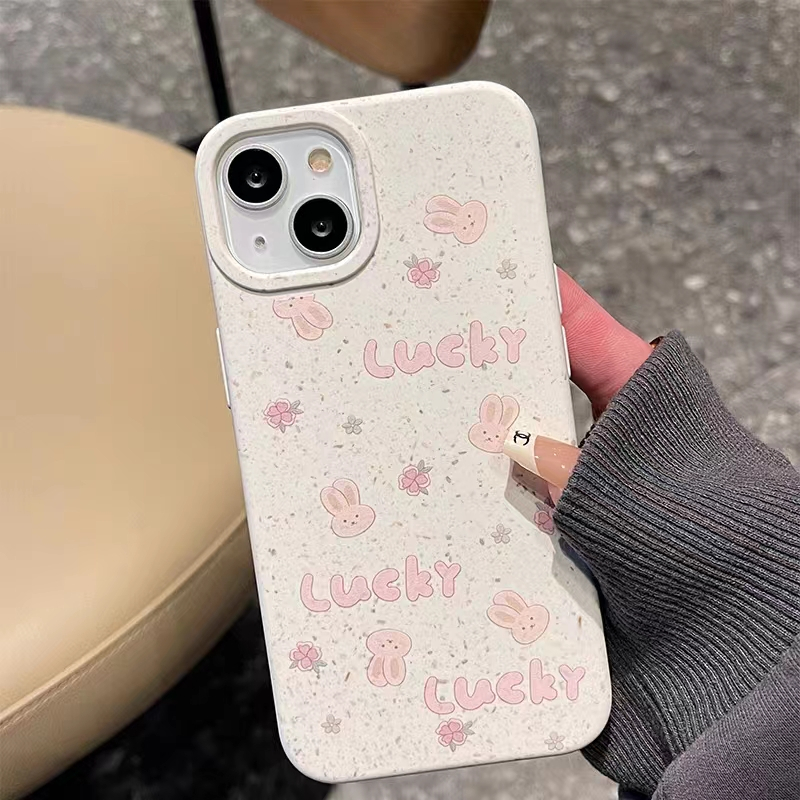 Little Fresh กระต่ายน่ารักเหมาะสําหรับ iPhone 11promax 7plus 8plus 11 6plus 6splus 11 6 6s 6splus x xs xsmax se2020 xr 15 14 13 12 pro max 7 8 plus max