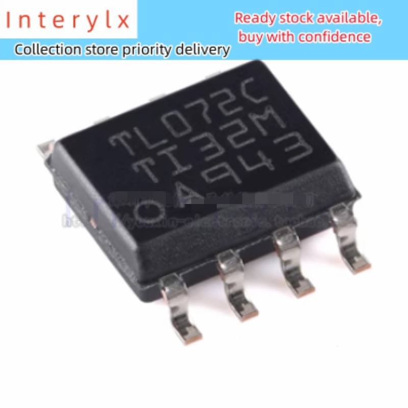 1 ชิ ้ น/Lot TL072CDR TL072C SOP8 SOP-8 TL072 SMD LOW-NOISE JFET-INPUT OPERATIONAL AMPLIFIERS ใหม ่ 