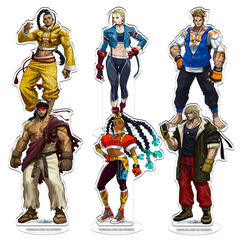 โมเดลฟิกเกอร์อะคริลิค รูปอนิเมะ Street Fighter 6 Ryu Ken Luke เหมาะกับของขวัญวันเกิด ของเล่นสําหรับเด็ก