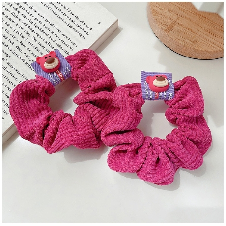 1pc ยางรัดผม ยืดหยุ่นสูง ลายหมีสตรอเบอร์รี่ สไตล์เกาหลี ญี่ปุ่น สําหรับผู้หญิง 2023