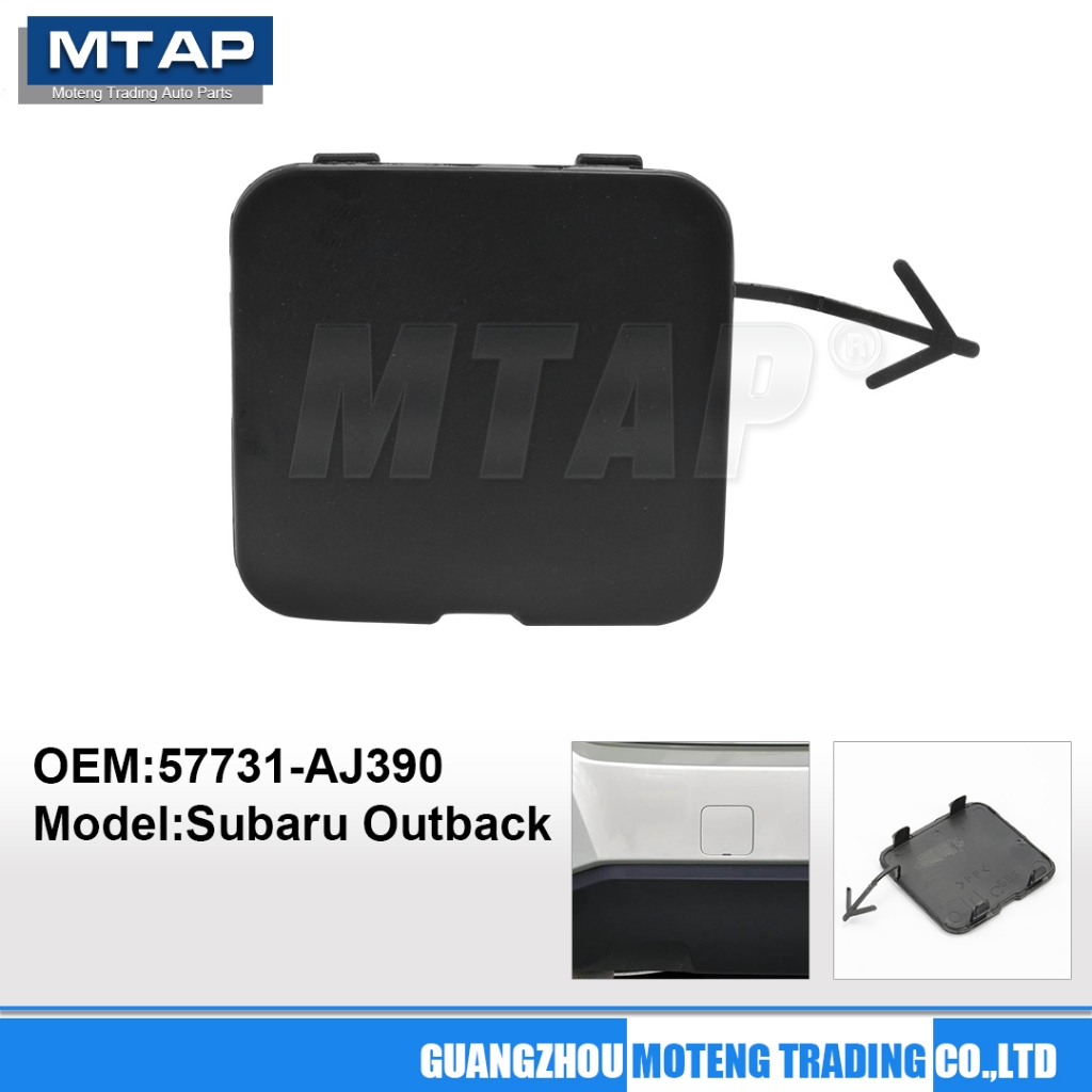 57731-AJ390 ด้านหลังตะขอสําหรับ Subaru Outback 2010 ~ 2014 ด้านหลังลากจูงหมวกด้านหลังกันชน Hauling H