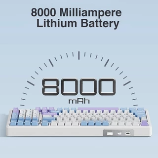 Aula F99 คีย์บอร์ด 99 คีย์ เชื่อมต่อปะเก็น 8000mAh รองรับการปรับแต่ง DIY