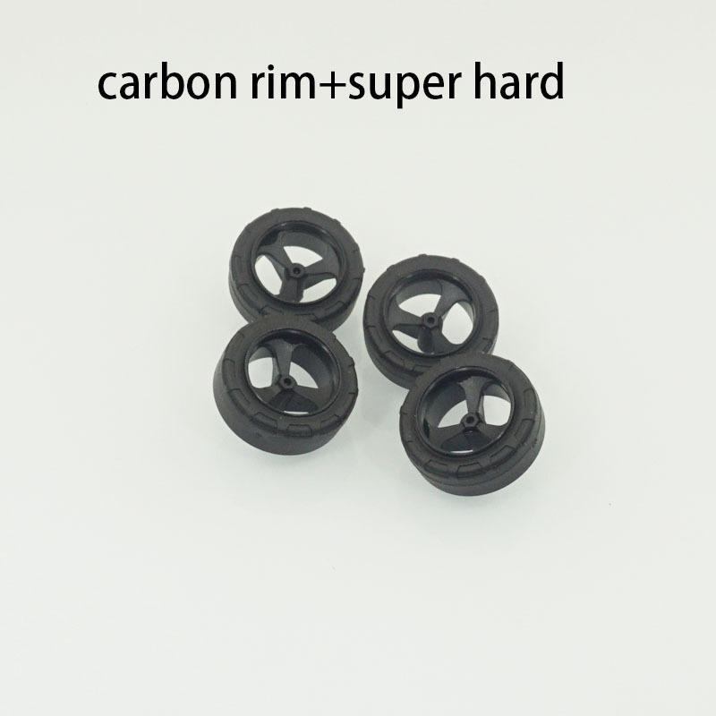 project D mini 4wd อะไหล่คาร์บอนล้อเล็กมารูน super hard tyre แคบกว้างขอบสําหรับ(MINI 4WD Small carbon wheel+superhard or maroon trye) ราคา ถูกที่สุด ดีลบีเคเค แกลเลอรีภาพที่ 2