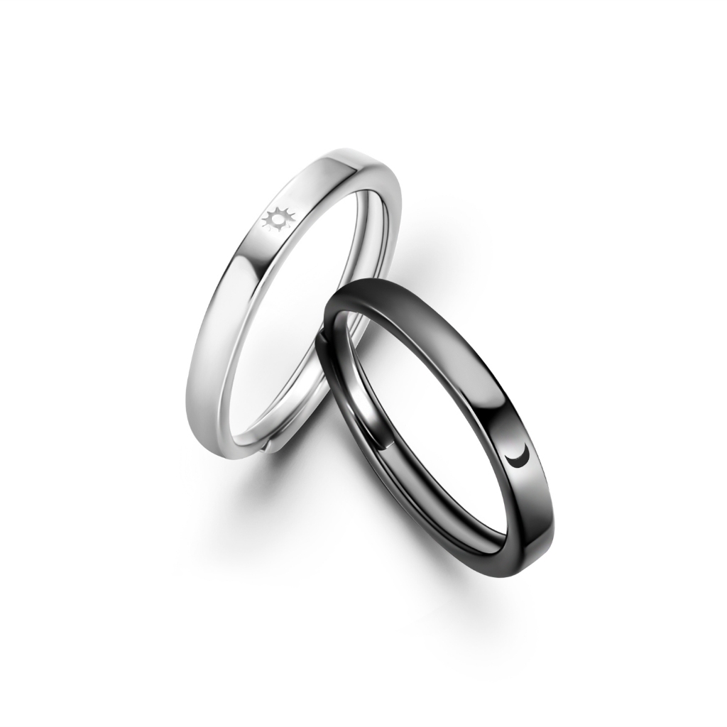 ชุดแหวนคู่รัก ประดับเพทาย ปรับได้ เครื่องประดับแฟชั่น สไตล์มินิมอล ของขวัญวันครบรอบแต่งงาน สําหรับผู้ชาย และผู้หญิง 2 ชิ้น S925 - รูปที่ 7