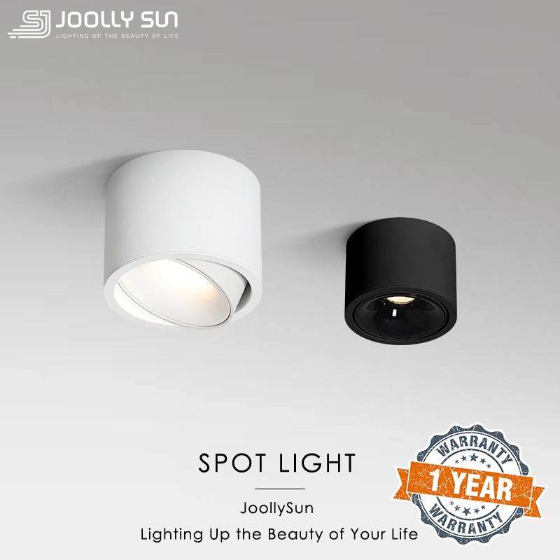 ไฟดาวน์ไลท์ โคมไฟดาวน์ไลท์ LED ดาวน์ไลท์ พื้นผิวติดเพดาน COB ปรับมุมได้ สําหรับในร่ม ทางเดิน ห้องนั่งเล่น ห้องนอน ตกแต่งบ้าน