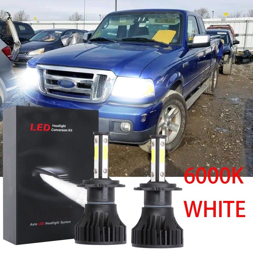 ชุดแปลงหลอดไฟหน้ารถยนต์ LED CLY LHL 6000K 12-32V สีขาว สําหรับ Ford Ranger 2004-2009 2 ชิ้น