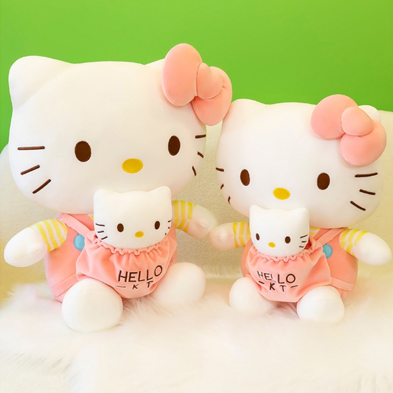 【Swoan】30/40/50cm ของเล่นเด็ก ของเล่นตุ๊กตา ตุ๊กตาคิตตี้ Hello Kitty ตุ๊กตาแมวหน้าคิตตี้ ของขวัญที่ดีสำหรับเด็ก